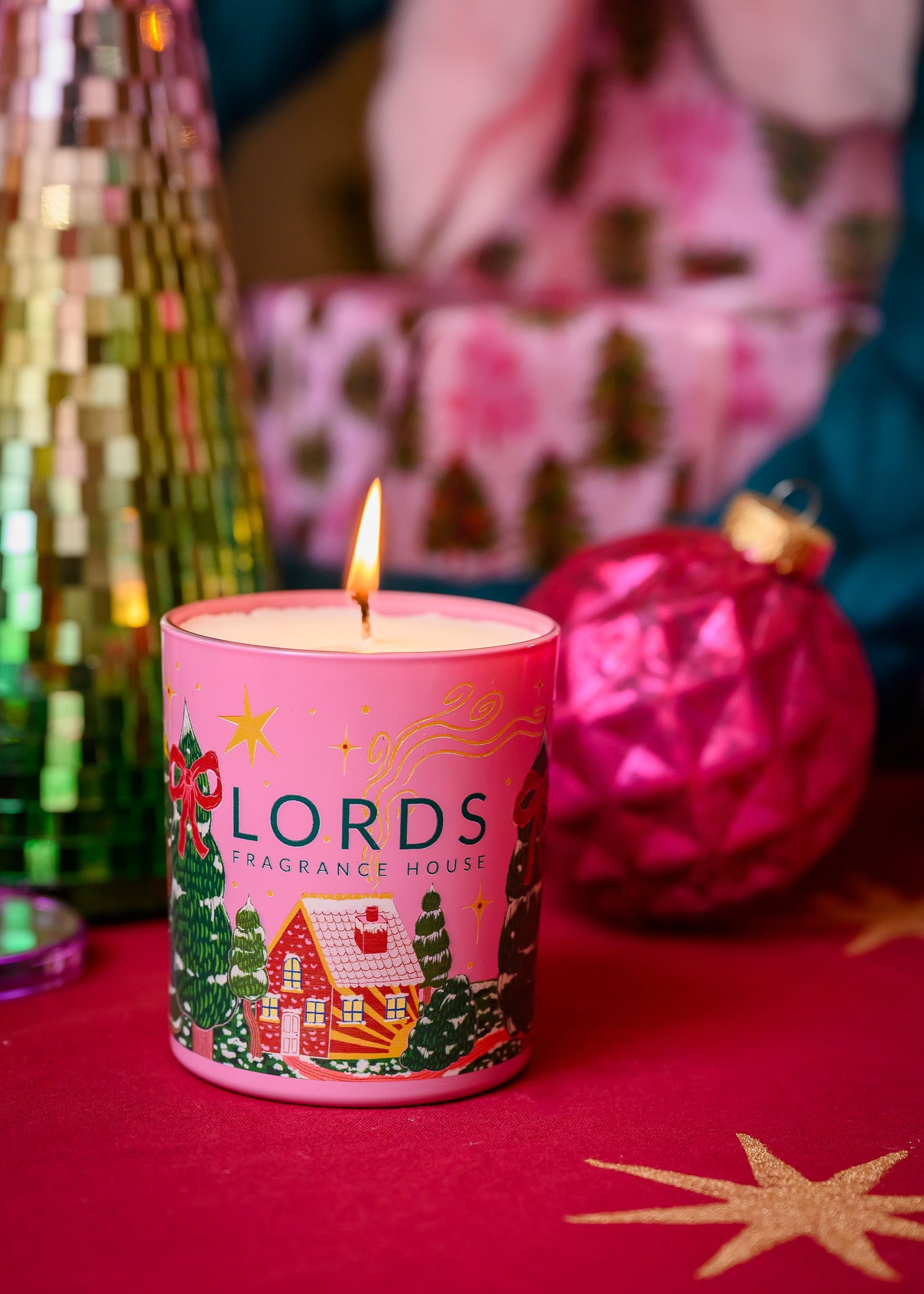 Abernethy Forest Winter Candle