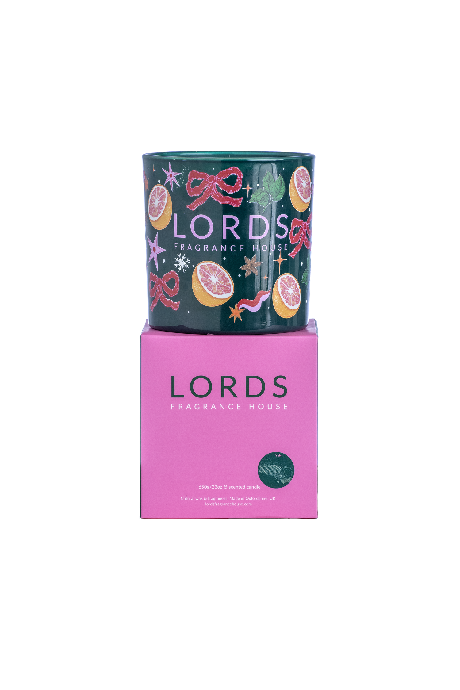 Yala Special Glass Christmas Candle