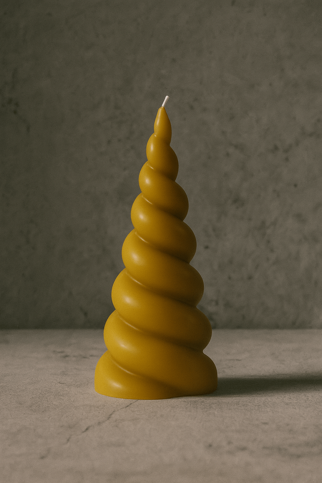 Unicorn Horn Shaped Beeswax Candle