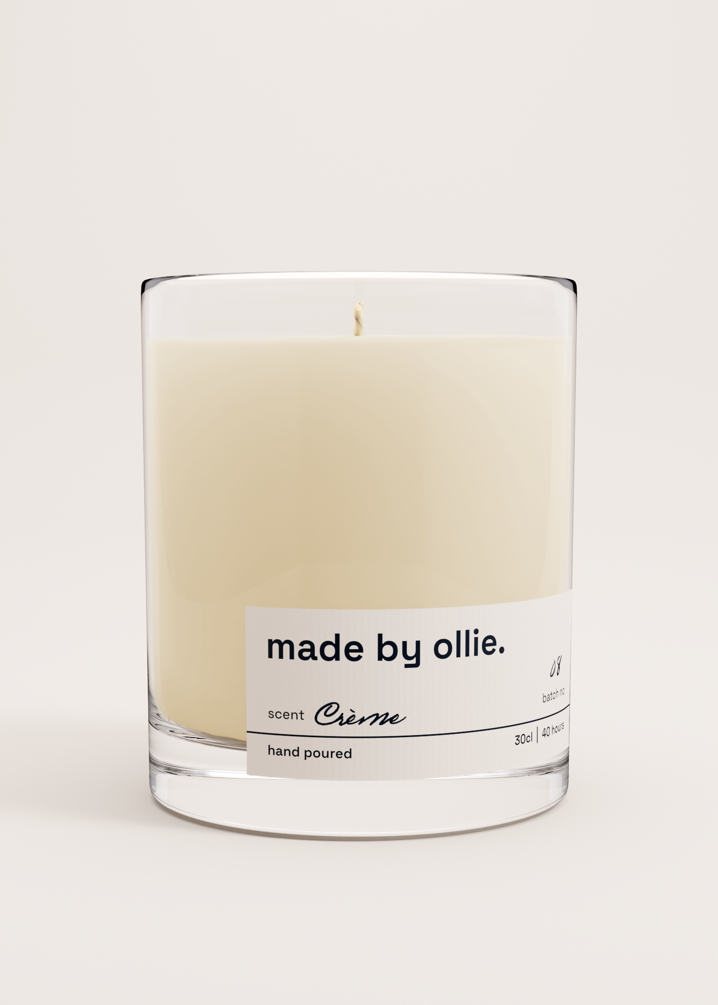 Crème Candle