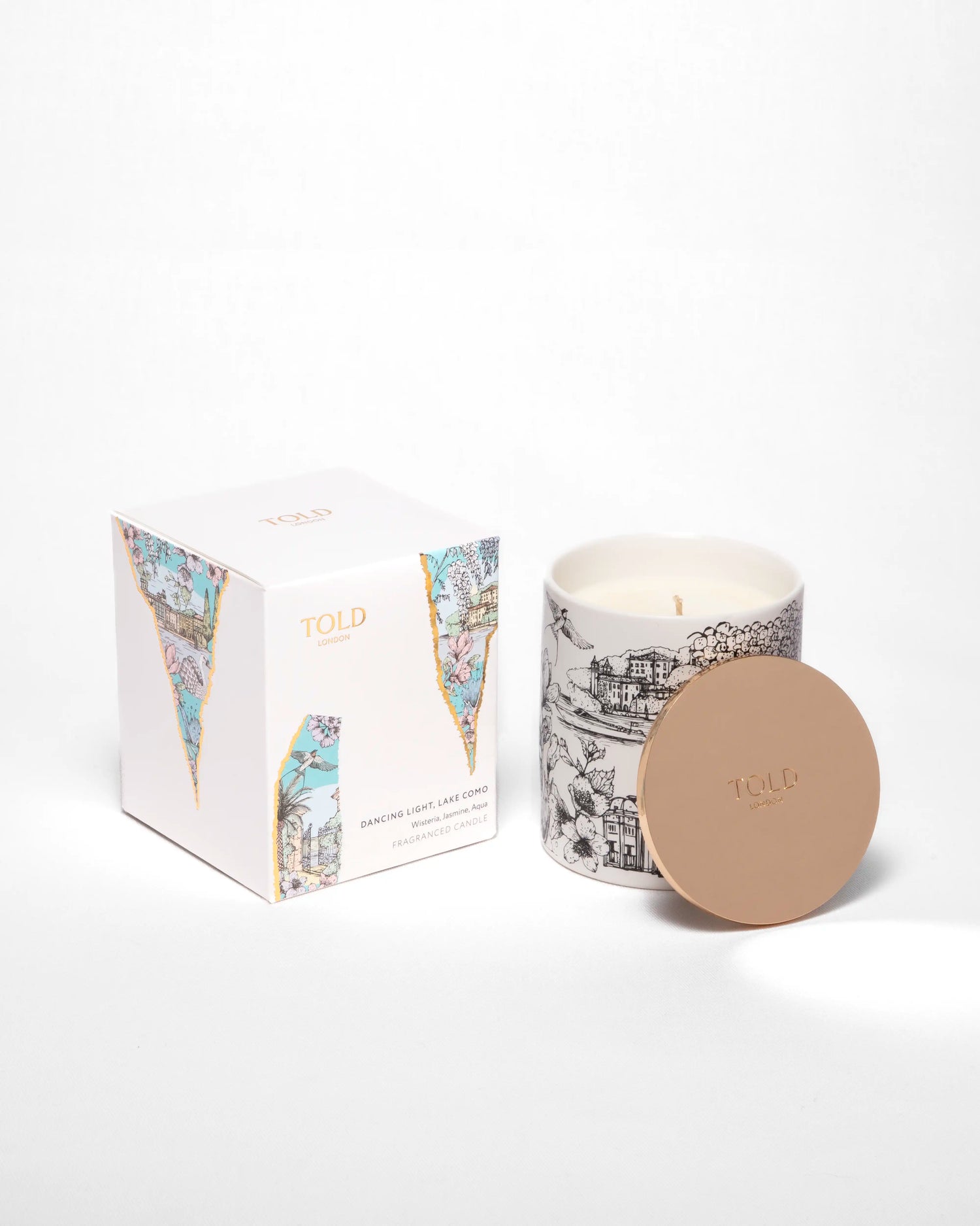 Dancing Light, Lake Como Candle, 300g