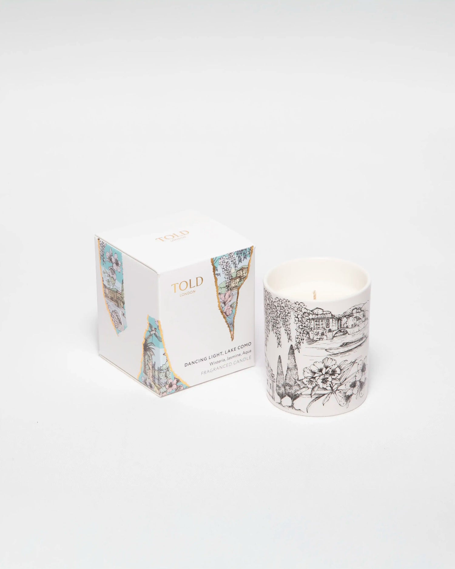 Dancing Light, Lake Como Candle, 80g